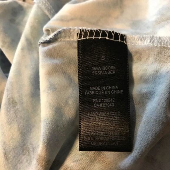 Felicity & Coco Tie Dye Maxi Dress Fit & Flare Kaley Womens Size SM Keyhole Back - Picture 8 of 8